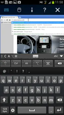 VNC Viewer android App screenshot 1